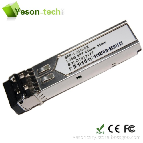 1.25G 850nm 550m sfp modules